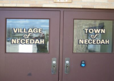 Entrance Necedah Town Village Halls